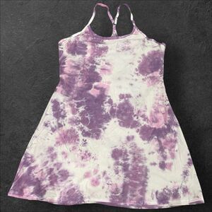 Outdoor Voices Maypop Tie Dye Exercise Dress Size X-Large Built in Shorts Tennis